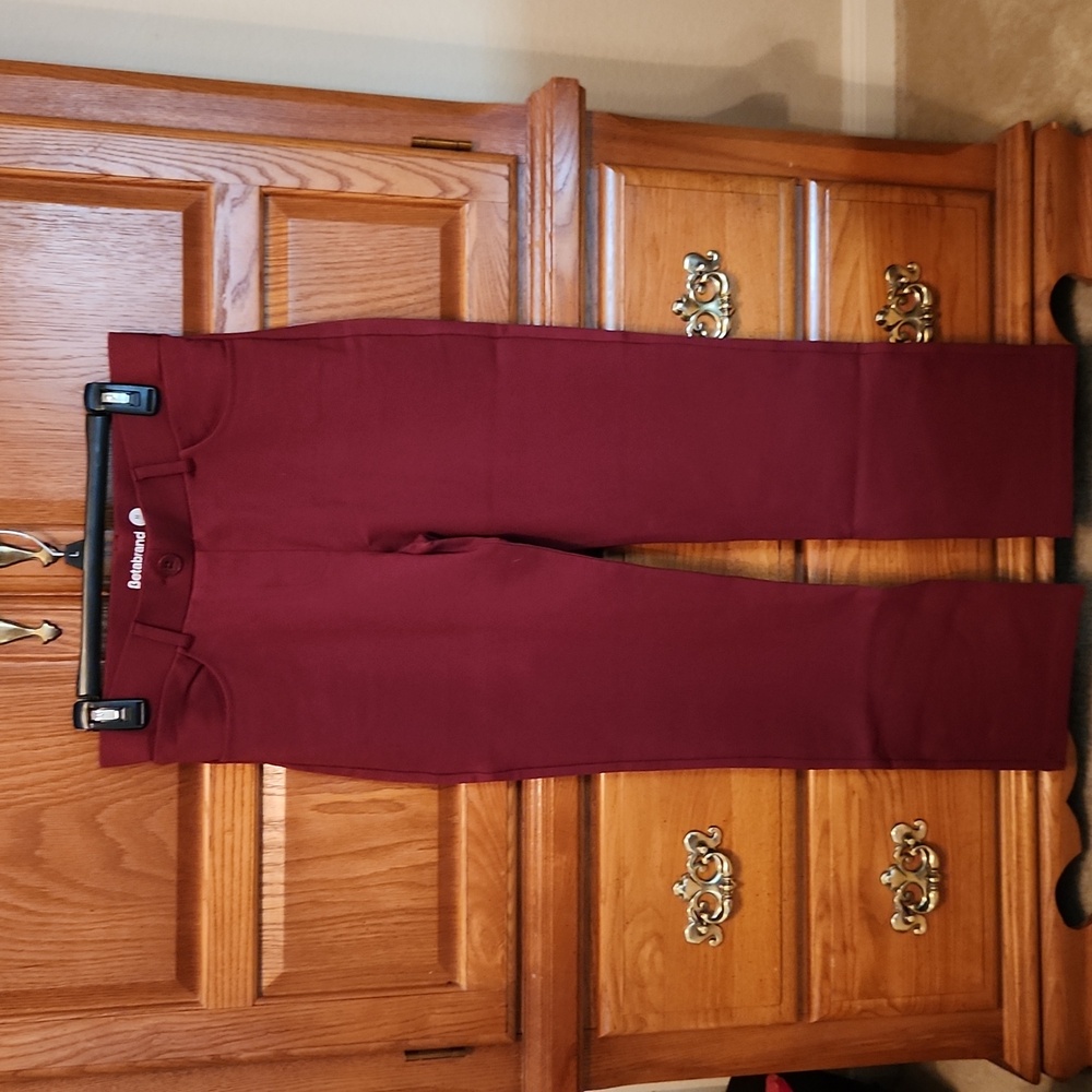Straight-leg 7-pocket Dress Pant Yoga Pants